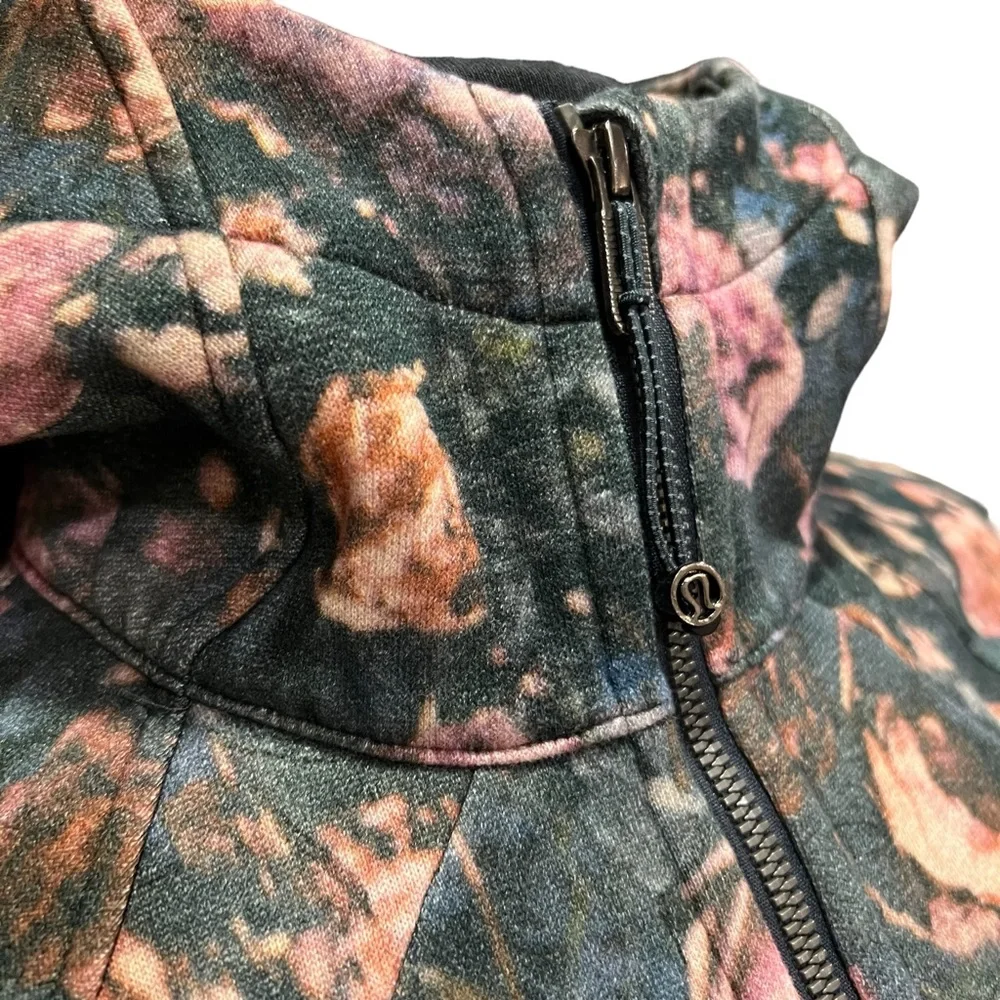 Lululemon Scuba Hoodie *Light Cotton Fleece Frosted Rose Multi Size 6 - Picture 7 of 15